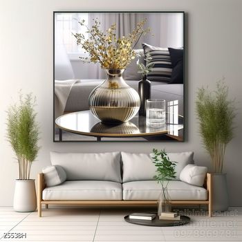 Tranh bình hoa nghệ thuật sang trọng