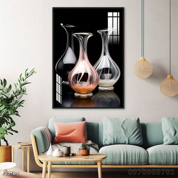 Mẫu tranh bình hoa treo tường đẹp nhất