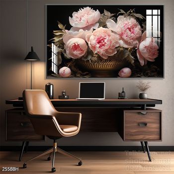 Tranh bình hoa đẹp decor trang trí tường