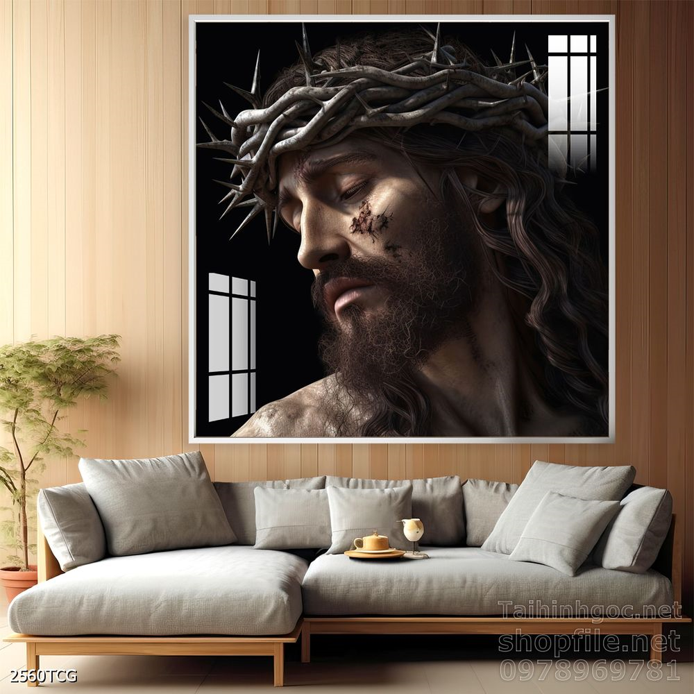 Tranh tranh trí tường công giáo sang trọng