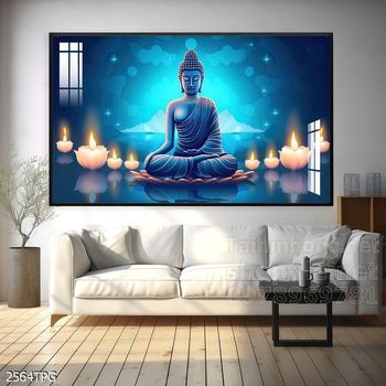 File tranh Phật giáo decor trang trí tường nhà phòng thờ