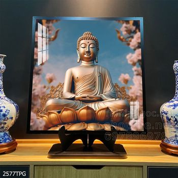 File tranh Phật giáo decor trang trí tường nhà phòng thờ