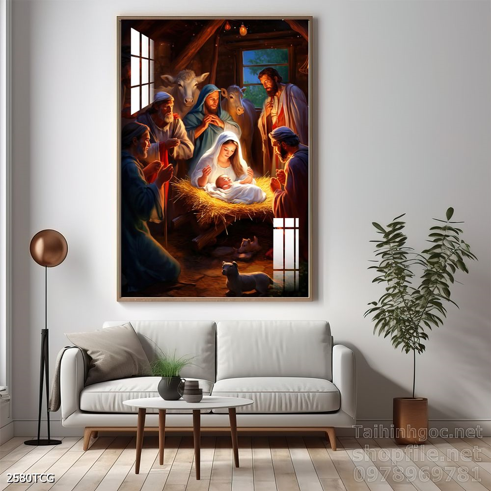 Tranh decor trang trí tường công giáo