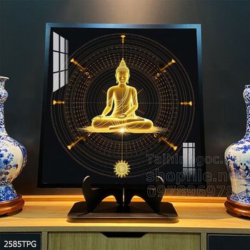 File tranh Phật giáo decor trang trí tường nhà phòng thờ