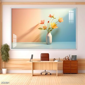 Tranh bình hoa trang trí phòng khách, phòng ăn đẹp