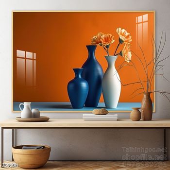 File tranh bình hoa nghệ thuật mẫu mới nhất