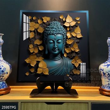 Tranh tranh trí tường phật giáo sang trọng