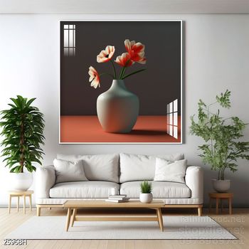 Tranh bình hoa 3D tuyệt đẹp