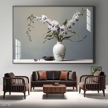 Tranh bình hoa nghệ thuật treo tường