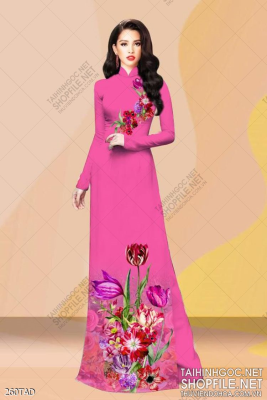 File tranh vải áo dài việt nam 260