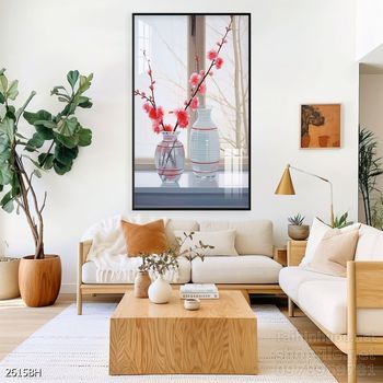 Tranh bình hoa 3D tuyệt đẹp