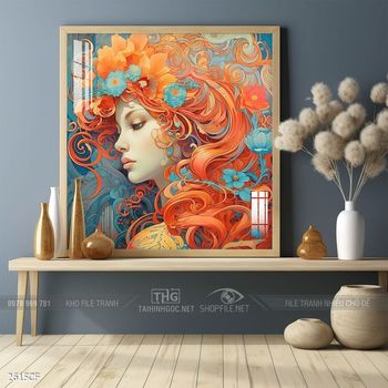 Tranh treo tường trang trí quán cà phê