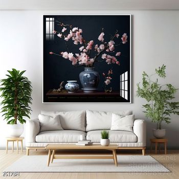 Mẫu tranh bình hoa mới nhất trang trí phòng khách, phòng ăn