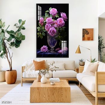 Tranh bình hoa đẹp tinh tế mẫu mới nhất