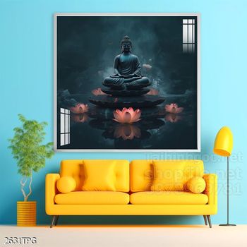 Tranh tranh trí tường phật giáo sang trọng