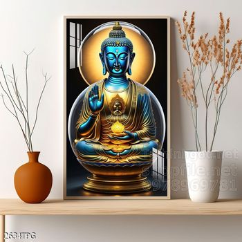 File tranh Phật giáo decor trang trí tường nhà phòng thờ