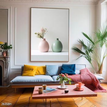 Mẫu tranh bình hoa mới nhất trang trí phòng khách, phòng ăn