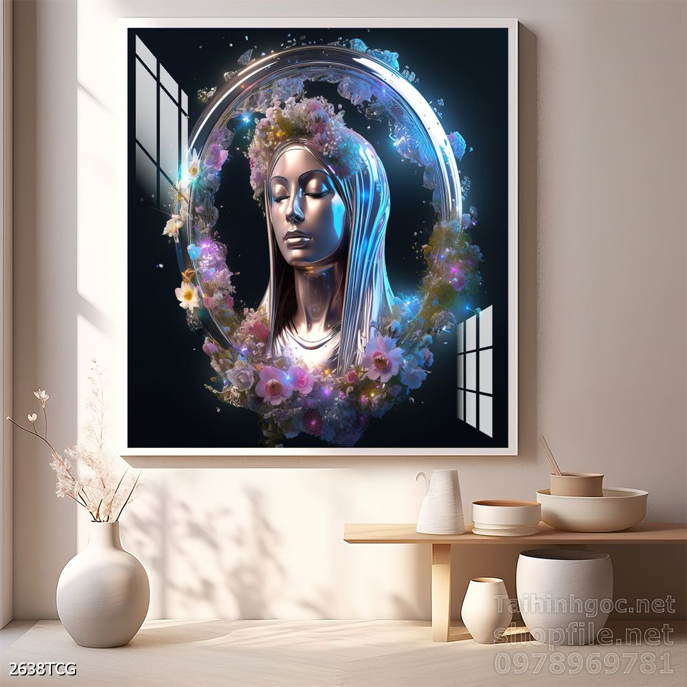 Tranh tranh trí tường công giáo sang trọng