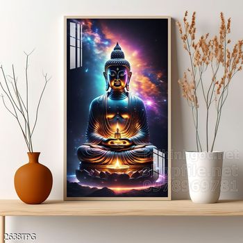 File tranh Phật giáo decor trang trí tường nhà phòng thờ
