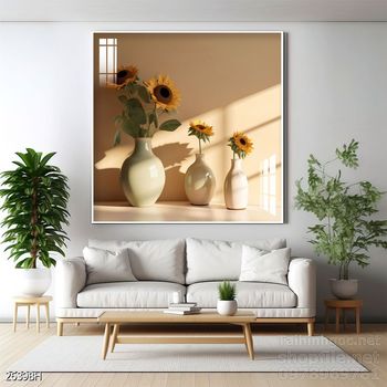 Mẫu tranh bình hoa đẹp hiện đại trang trí tường nhà