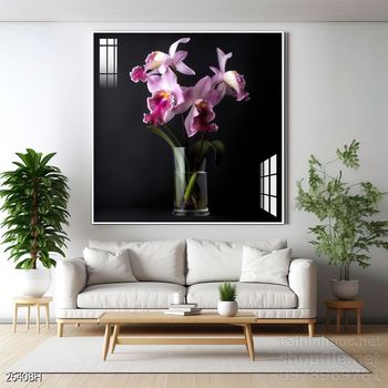 Tranh bình hoa nghệ thuật sang trọng