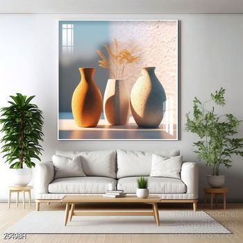 Tranh bình hoa đẹp trang trí tường