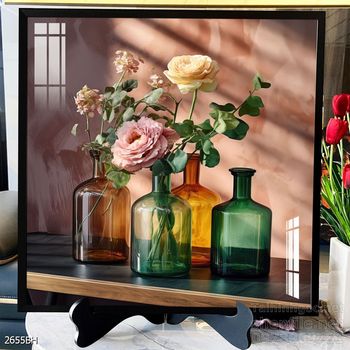 Tranh bình hoa nghệ thuật sang trọng