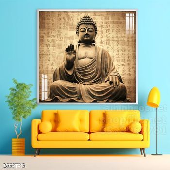 File tranh Phật giáo decor trang trí tường nhà phòng thờ