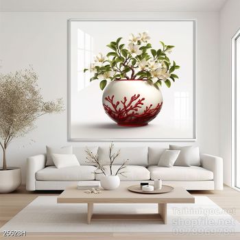 Tranh bình hoa đẹp