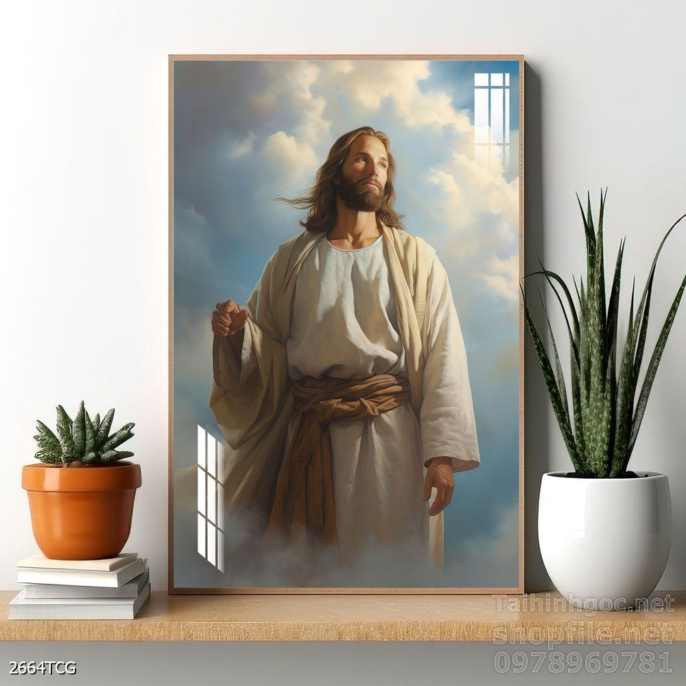 Tranh tranh trí tường công giáo sang trọng