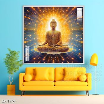 Tranh tranh trí tường phật giáo sang trọng
