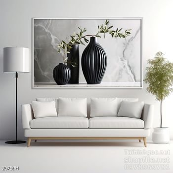 Mẫu tranh bình hoa treo tường đẹp nhất