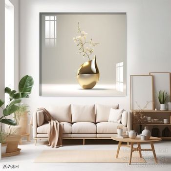 Tranh bình hoa hiện đại treo tường sang trọng ý nghĩa