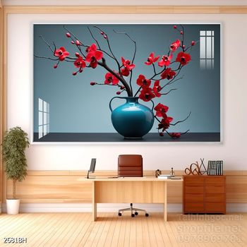 File tranh bình hoa nghệ thuật mẫu mới nhất