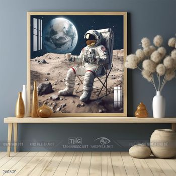 Tranh treo tường nghệ thuật phi hành gia