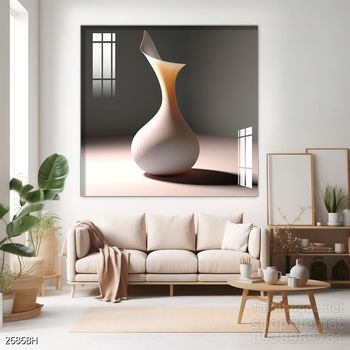 Mẫu tranh bình hoa sang trọng đẹp độc đáo