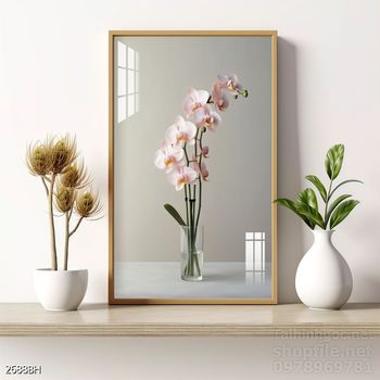 Mẫu tranh bình hoa đẹp hiện đại trang trí tường nhà