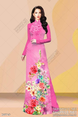 File tranh vải áo dài việt nam 268