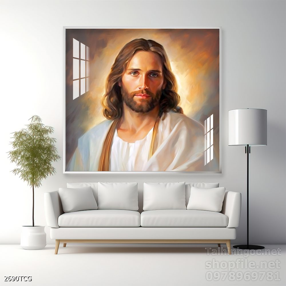 Tranh tranh trí tường công giáo sang trọng