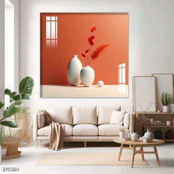 Mẫu tranh bình hoa mới nhất trang trí phòng khách, phòng ăn