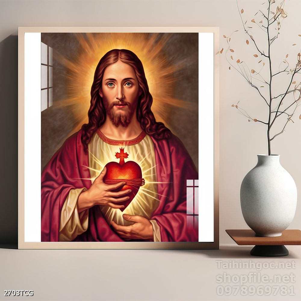 Tranh tranh trí tường công giáo sang trọng