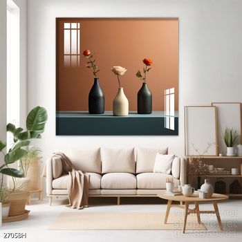 Mẫu tranh bình hoa sang trọng đẹp độc đáo