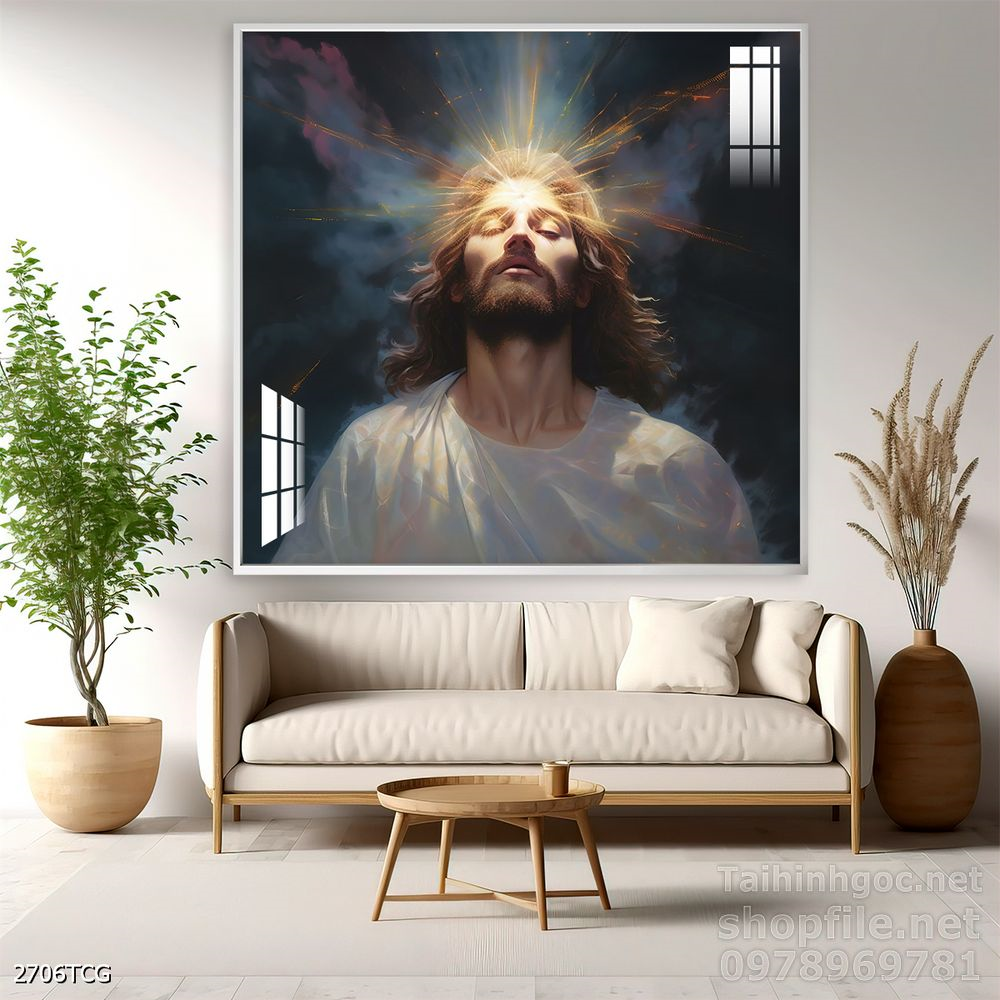 File tranh công giáo decor trang trí tường phòng thờ