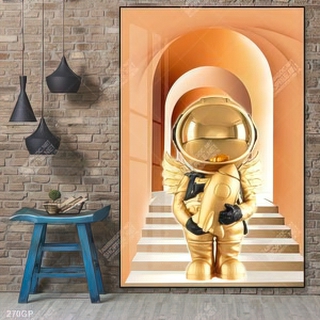 Tranh phi hành gia decor trang trí tường