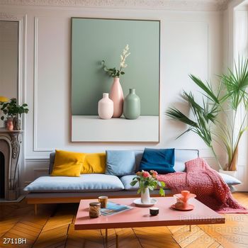 Tranh bình hoa đẹp tinh tế mẫu mới nhất