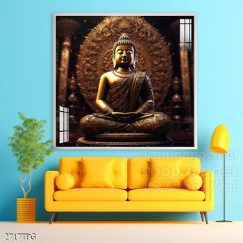 Tranh tranh trí tường phật giáo sang trọng