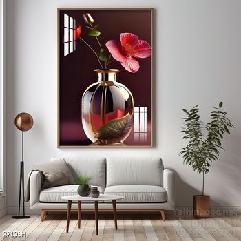 Tranh bình hoa 3D tuyệt đẹp