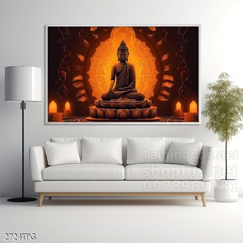 Tranh decor trang trí tường Phật giáo