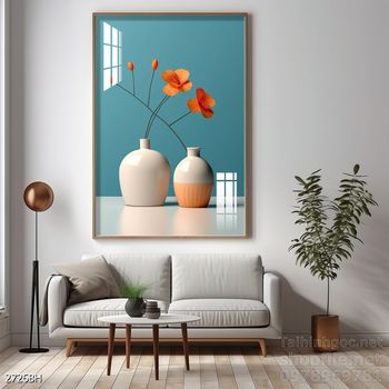 Tranh bình hoa nghệ thuật sang trọng