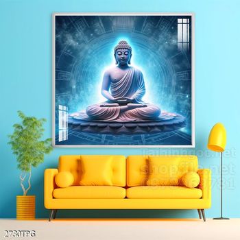 Tranh tranh trí tường phật giáo sang trọng